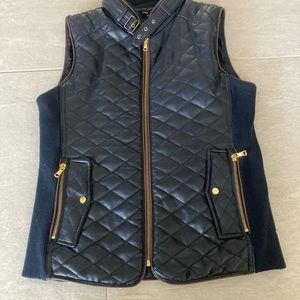 Fate Navy Blue Quilted Vest